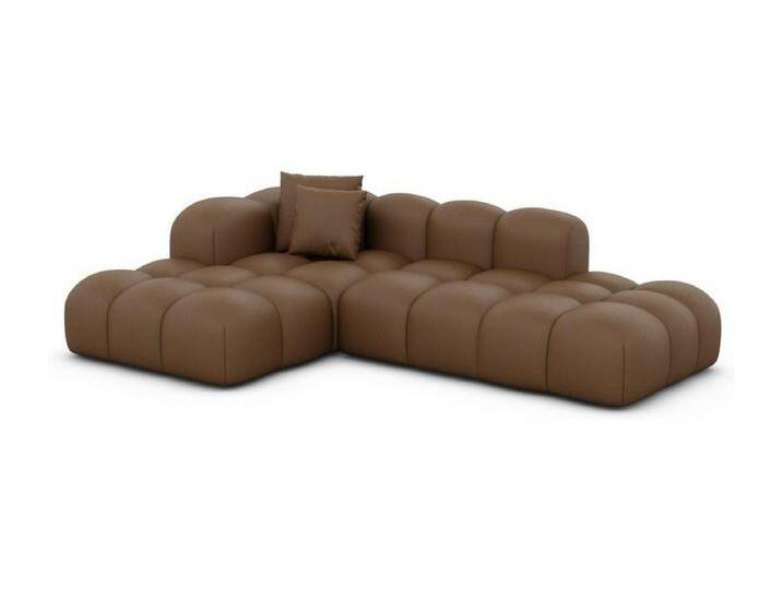 Ecksofa Formentera Lounge Kunstleder Braun Rechts von Kauf-Unique Marketplace