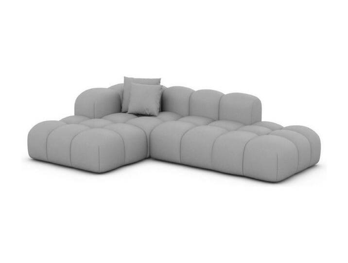 Ecksofa Formentera Lounge Kunstleder Hellgrau Rechts von Kauf-Unique Marketplace