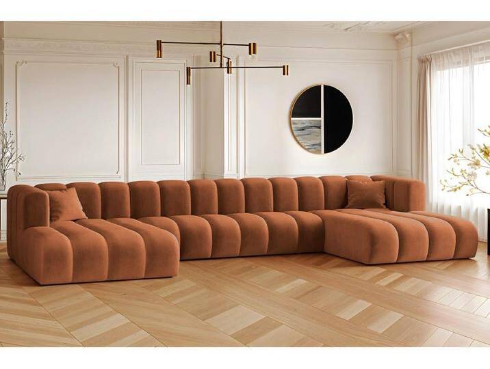 Ecksofa U-from Sofa Grand U XL modular stoff Salvador Braun von Kauf-Unique Marketplace