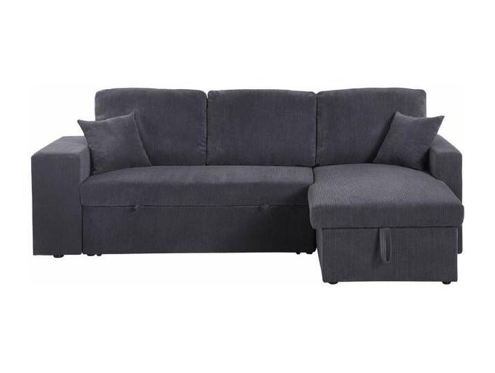 Ecksofa reversibel aus Cord mit Schlaffunktion Axel - 3-Sitzer - Grau Ecksofa reversibel aus Cord mit Schlaffunktion Axel - 3-Sitzer - Grau von Kauf-Unique Marketplace