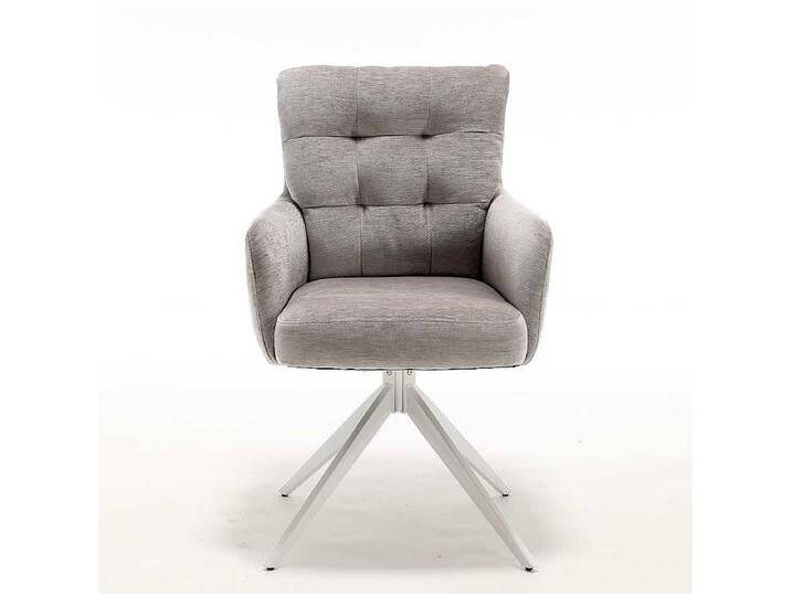 Essstuhl Stuhl Set in Taupe mit Gestell aus Metall (2er Set) von Kauf-Unique Marketplace