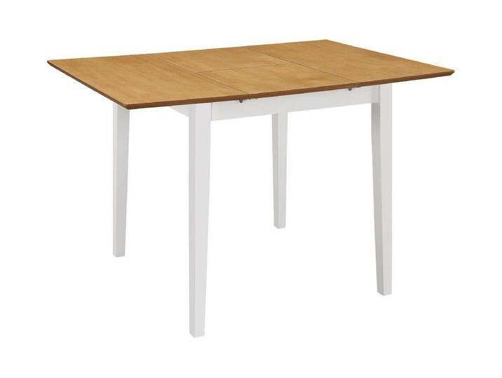 Esstisch Ausziehbar Weiß (80-120)x80x74 cm MDF von Kauf-Unique Marketplace
