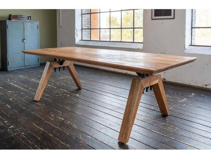 Esstisch - Braun Holz - 300 x 100 cm - WOODY von Kauf-Unique Marketplace