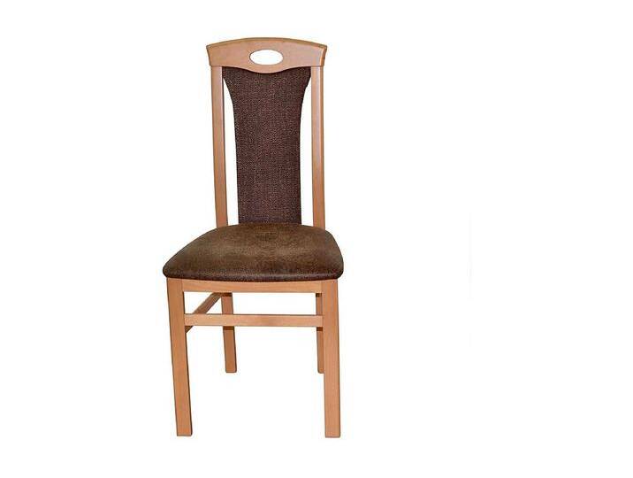 Esstisch St�hle Buche Bezug in Braun 95 cm hoch (2er Set) von Kauf-Unique Marketplace