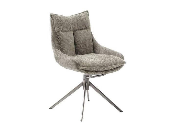 Esstisch St�hle aus Strukturstoff Gestell aus Metall (2er Set) von Kauf-Unique Marketplace