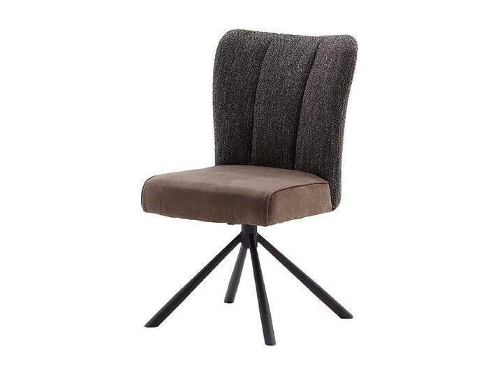 Esstisch St�hle in Grau und Braun drehbar (2er Set) von Kauf-Unique Marketplace