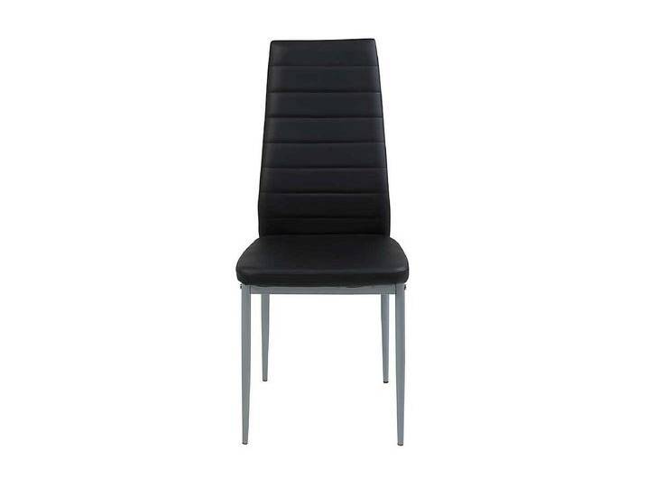Esstisch St�hle in Schwarz Kunstleder hoher Lehne (2er Set) von Kauf-Unique Marketplace