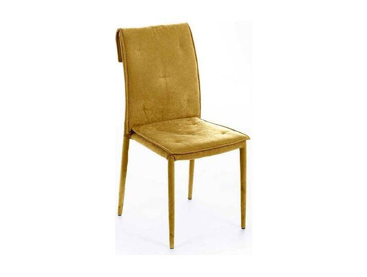 Esstisch St�hle in modernem Design Microfaser in Gelb (4er Set) von Kauf-Unique Marketplace