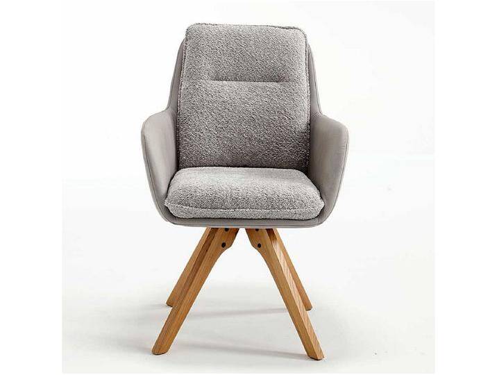 Esstisch Stühle mit Armlehnen in Grau Eichefarben (2er Set) von Kauf-Unique Marketplace