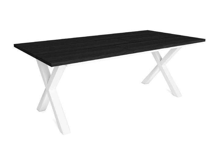 Esstische, 10 personen, 194x90x75cm, Robust und stabil dank seiner Struktur und solide Beine, Schwarz, Industrielles Stil von Kauf-Unique Marketplace