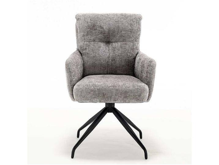 Esstischstuhl Stuhl Set in Grau mit hoher Rückenlehne (2er Set) von Kauf-Unique Marketplace