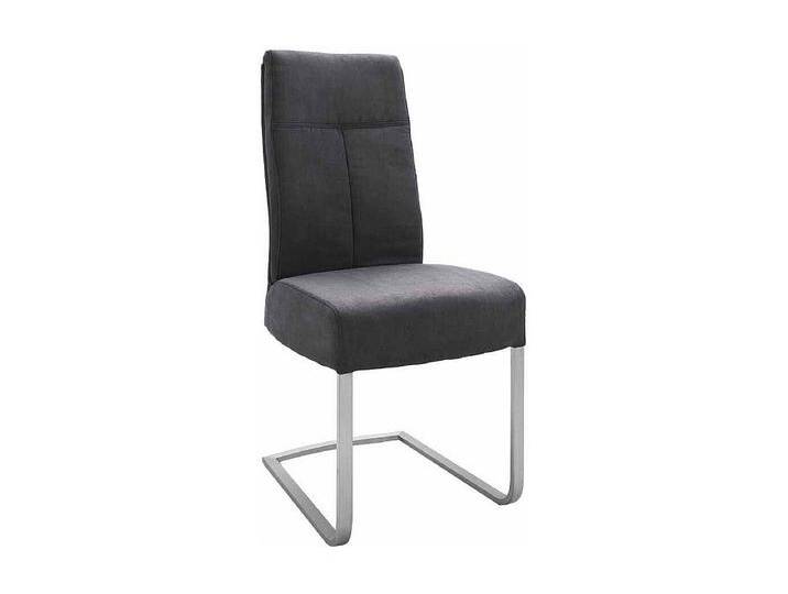 Esszimmer Freischwinger in Anthrazit Edelstahl (2er Set) von Kauf-Unique Marketplace