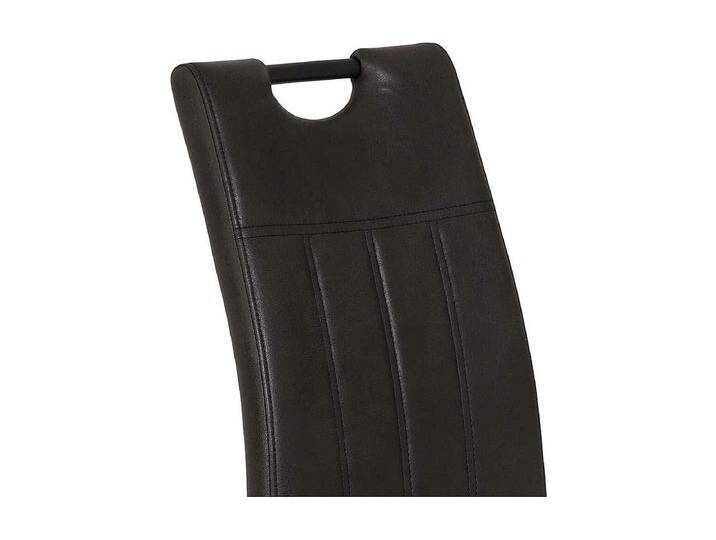 Esszimmer Freischwinger in Anthrazit Microfaser Metallgestell (Set) von Kauf-Unique Marketplace