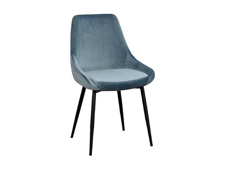 Esszimmer Stuhl Set in Blau und Schwarz modern (2er Set) von Kauf-Unique Marketplace