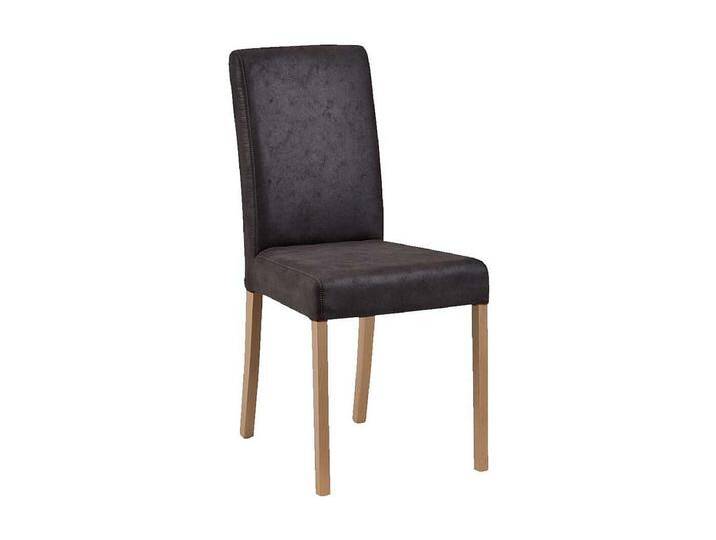 Esszimmer Stuhl in Anthrazit Microfaser Massivholzgestell in Eiche Sonoma (2er Set) von Kauf-Unique Marketplace