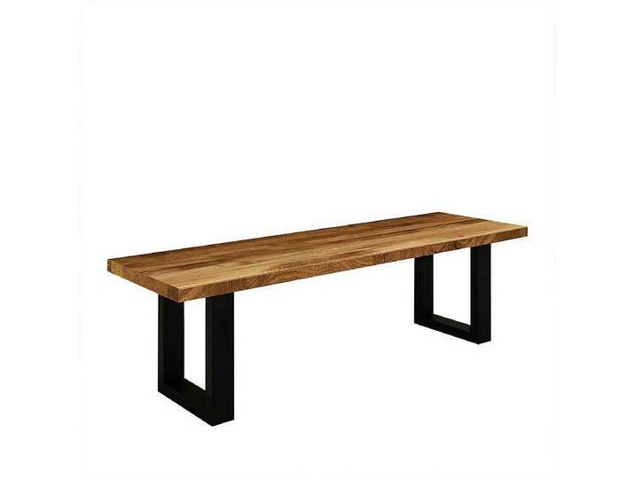 Esszimmerbank aus Wildeiche Massivholz Stahl Esszimmerbank aus Wildeiche Massivholz Stahl von Kauf-Unique Marketplace