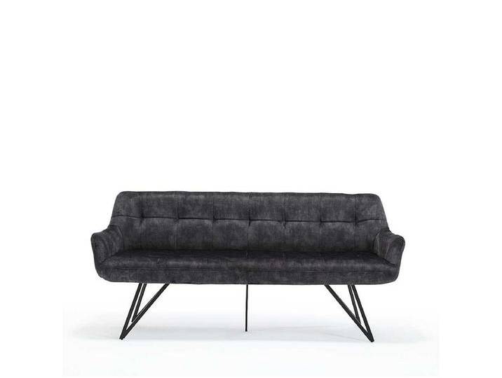 Esszimmersitzbank Velours modern in Anthrazit 180 cm breit Esszimmersitzbank Velours modern in Anthrazit 180 cm breit von Kauf-Unique Marketplace