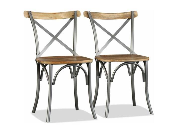 Esszimmerstühle 2 Stk. Massivholz Mango von Kauf-Unique Marketplace