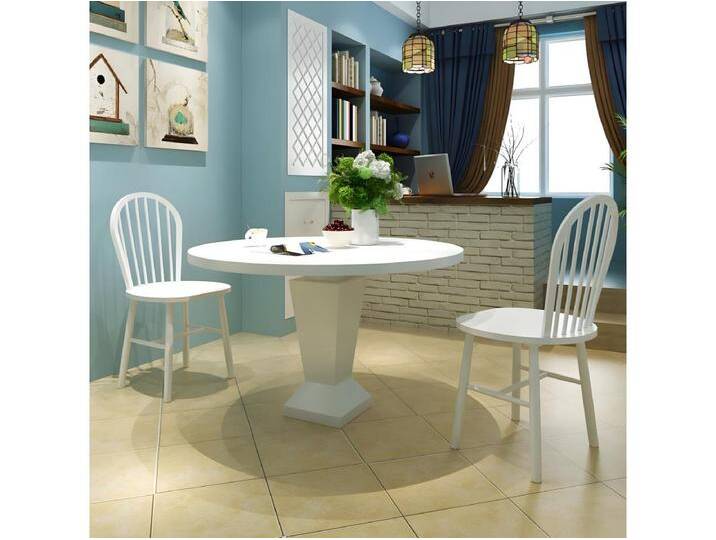 Esszimmerstühle 2 Stk. Weiß Gummibaum Massivholz Esszimmerstühle 2 Stk. Weiß Gummibaum Massivholz von Kauf-Unique Marketplace