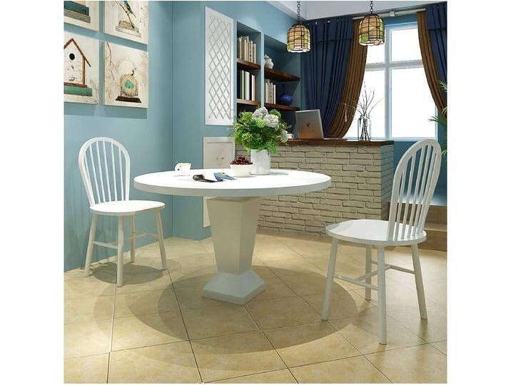 Esszimmerstühle 2 Stk. Weiß Massivholz Gummibaum Esszimmerstühle 2 Stk. Weiß Massivholz Gummibaum von Kauf-Unique Marketplace