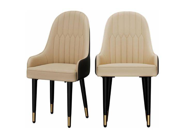 Esszimmerstühle 2er-Set Küchenstuhl Bequemer Esszimmerstuhl aus Leder 52x49x90cm Esszimmerstühle 2er-Set Küchenstuhl Bequemer Esszimmerstuhl aus Leder 52x49x90cm von Kauf-Unique Marketplace