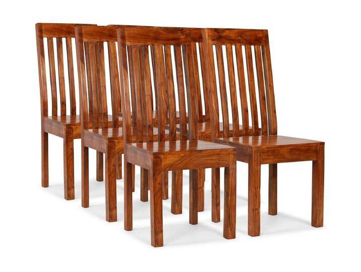 Esszimmerstühle 6 Stk. Massivholz mit Palisander-Finish von Kauf-Unique Marketplace