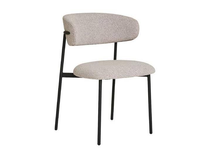 Esszimmerstuhl Küchenstuhl in Beige mit gepolsterter Rückenlehne (2er Set) von Kauf-Unique Marketplace