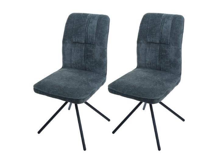 Esszimmerstuhl MCW-N99 (2er-Set), Blau-grün von Kauf-Unique Marketplace