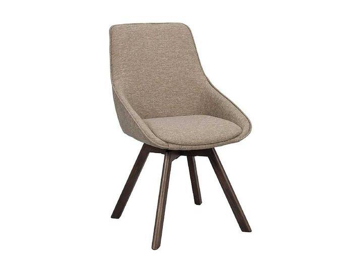 Esszimmerstuhl Polsterstuhl in Beigegrau mit gepolsterter R�ckenlehne (2er Set) von Kauf-Unique Marketplace