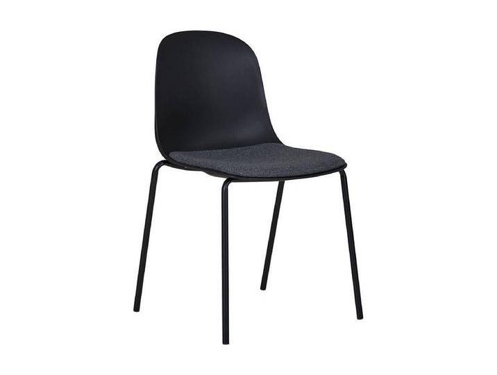 Esszimmerstuhl Stuhl Esszimmer in Schwarz aus Kunststoff & Metall (2er Set) von Kauf-Unique Marketplace