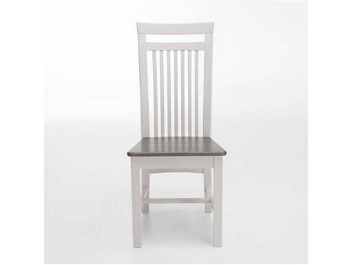 Esszimmerstuhl in Wei� Grau Fichte Massivholz (2er Set) von Kauf-Unique Marketplace