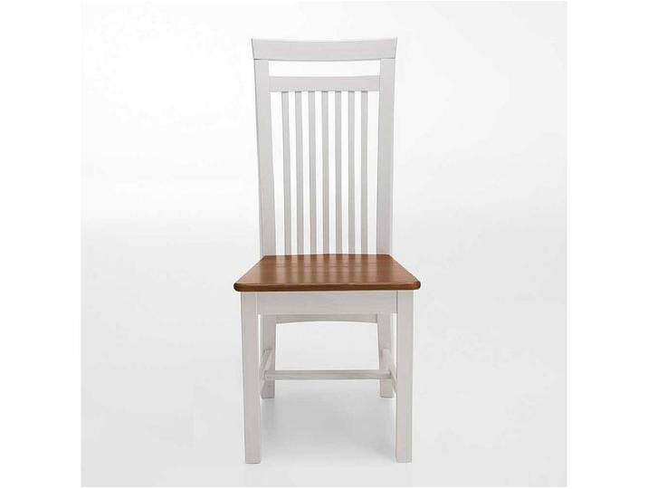 Esszimmerstuhl in Wei� Kiefer massiv Landhaus Design (2er Set) von Kauf-Unique Marketplace