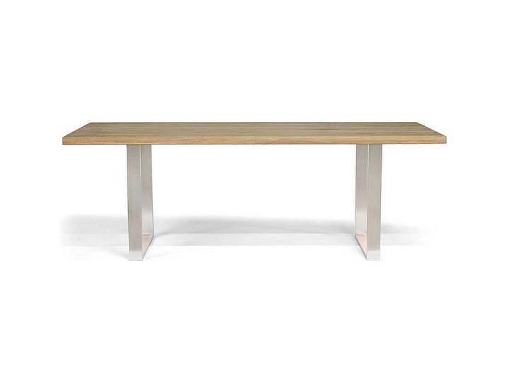 Esszimmertisch aus Eiche Massivholz und Edelstahl handgearbeitet Esszimmertisch aus Eiche Massivholz und Edelstahl handgearbeitet von Kauf-Unique Marketplace