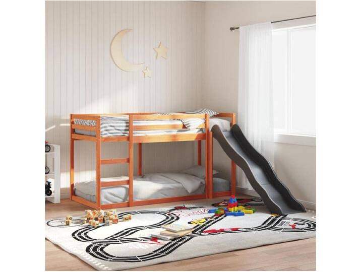 Etagenbett mit Rutsche & Leiter Wachsbraun 90x200cm Kiefernholz Etagenbett mit Rutsche & Leiter Wachsbraun 90x200cm Kiefernholz von Kauf-Unique Marketplace