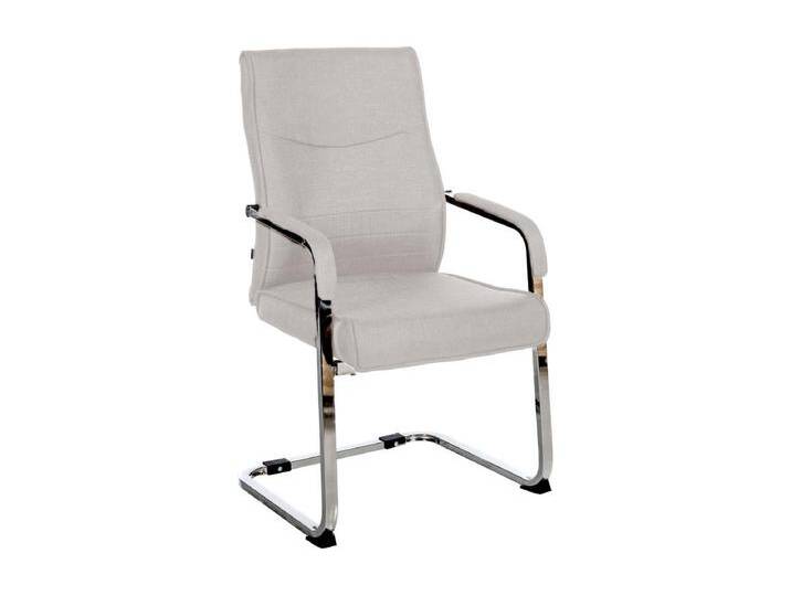Freischwinger Stuhl - Stoff - grau - Hobart von Kauf-Unique Marketplace