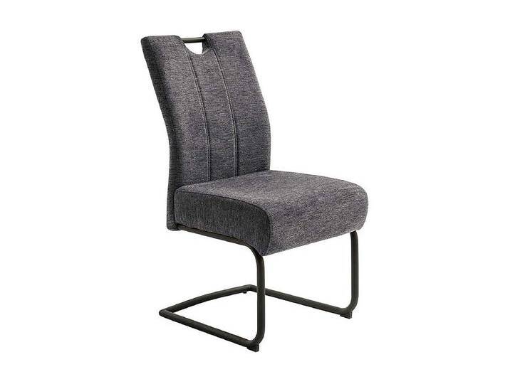 Freischwinger in Anthrazit und Schwarz Metallgestell (2er Set) von Kauf-Unique Marketplace