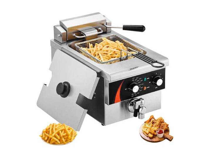 Fritteuse SucceBuy Kommerziell Theken 8,5 L 1750 W von Kauf-Unique Marketplace