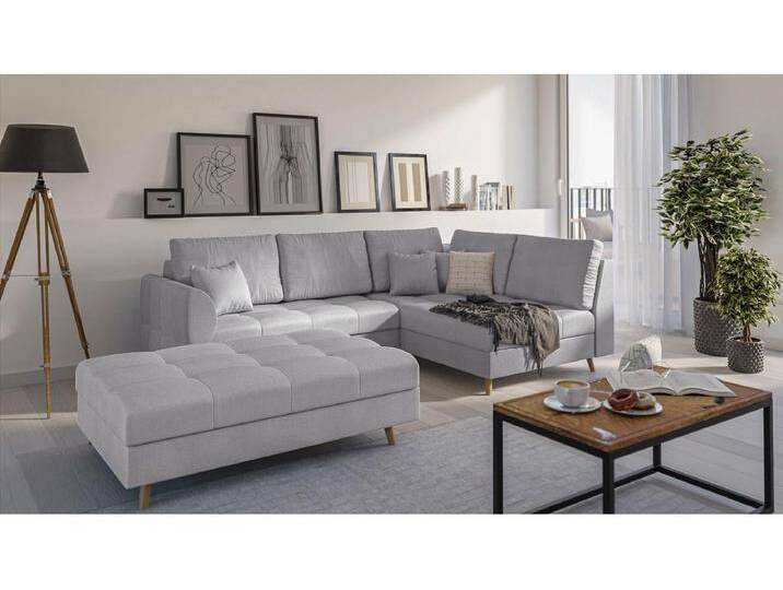 Fußhocker mit Holzfüßen im skandinavischen Stil Sophia Fußhocker mit Holzfüßen im skandinavischen Stil Sophia von Kauf-Unique Marketplace