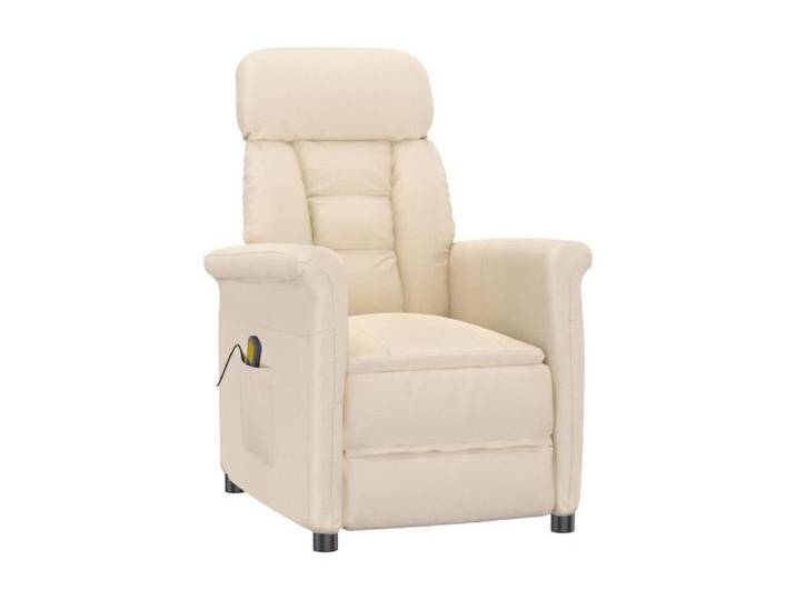 Garden Furniture - Massagesessel Beige Mikrofasergewebe von Kauf-Unique Marketplace