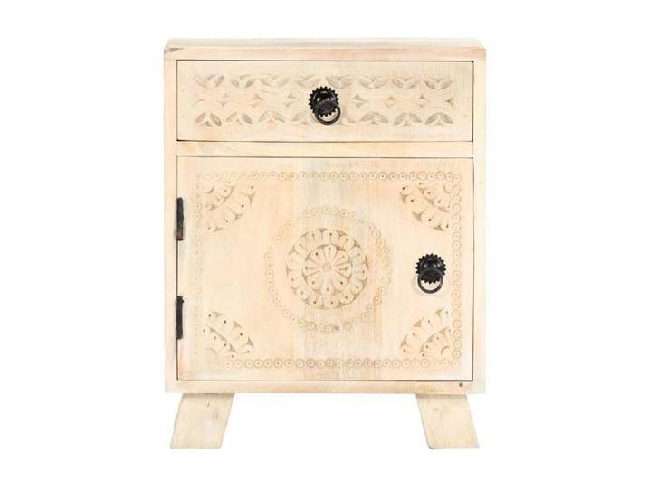 Garden Furniture - Nachttisch 40 x 30 x 50 cm Massivholz Mango von Kauf-Unique Marketplace