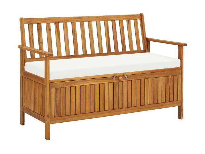 Garten Aufbewahrungsbank Akazienholz Massiv 120 x 63 x 84 cm von Kauf-Unique Marketplace