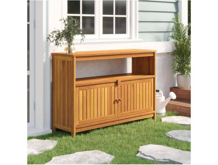 Garten-Konsolentisch 110x35x75 cm Massivholz Akazie von Kauf-Unique Marketplace