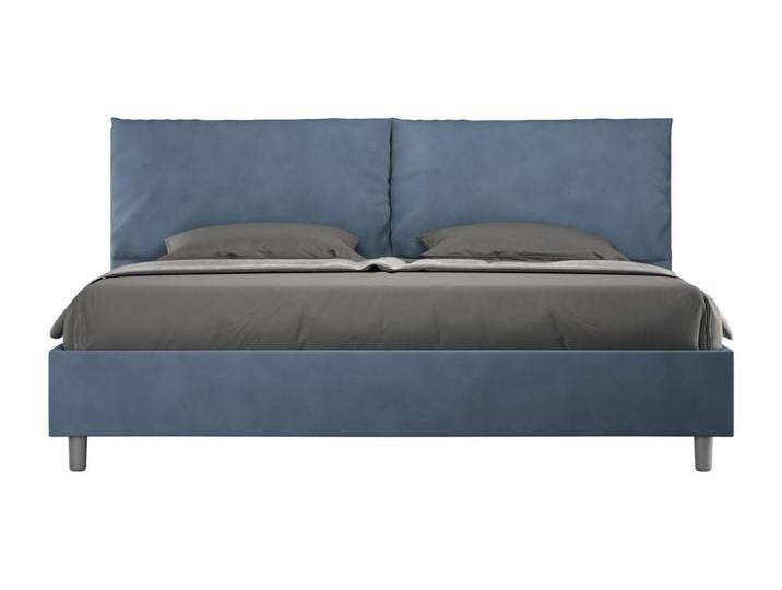 Gepolstertes Bett mit Bettkasten 200x210 mit Mikrofaserbezug Blau Antea Large Gepolstertes Bett mit Bettkasten 200x210 mit Mikrofaserbezug Blau Antea Large von Kauf-Unique Marketplace