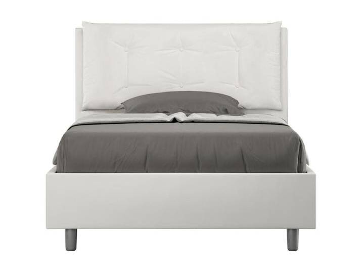 Gepolstertes Bett mit Lattenrost 120x190 mit Kunstlederbezug Weiß Annalisa Large Gepolstertes Bett mit Lattenrost 120x190 mit Kunstlederbezug Weiß Annalisa Large von Kauf-Unique Marketplace