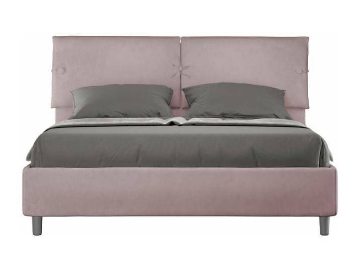 Gepolstertes Stauraumbett 160x210 Glyzinien-Mikrofaser Sleeper von Kauf-Unique Marketplace