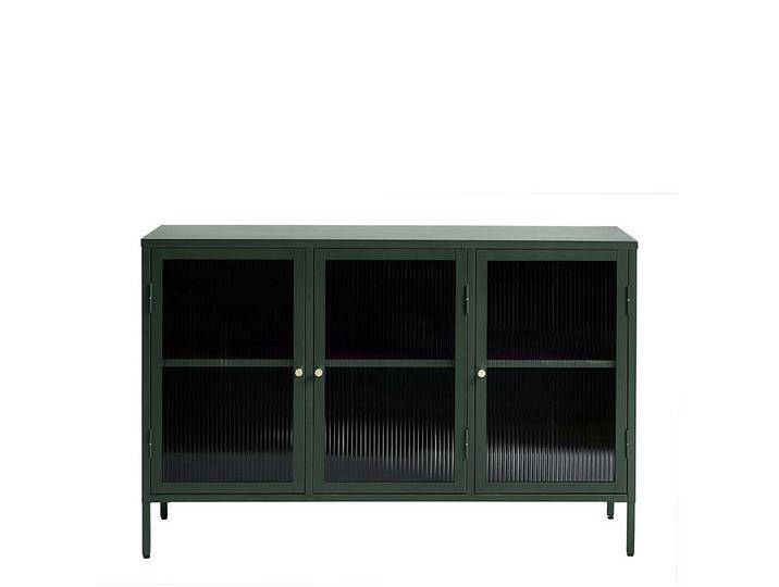Glastüren Sideboard in Dunkelgrün modernem Design Glastüren Sideboard in Dunkelgrün modernem Design von Kauf-Unique Marketplace