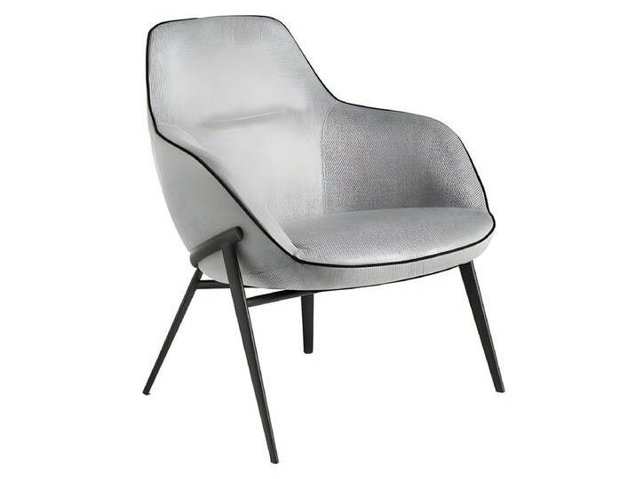 Grauer gepolsterter Sessel 5065 ANGEL CERDA von Kauf-Unique Marketplace
