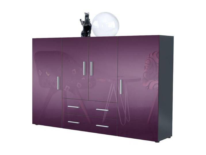 HIGHBOARD Nora Türen in Brombeer Hochglanz von Kauf-Unique Marketplace