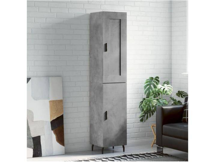 Highboard,Kommode Betongrau 34,5x34x180 cm Holzwerkstoff -gkd650523 Highboard,Kommode Betongrau 34,5x34x180 cm Holzwerkstoff -gkd650523 von Kauf-Unique Marketplace