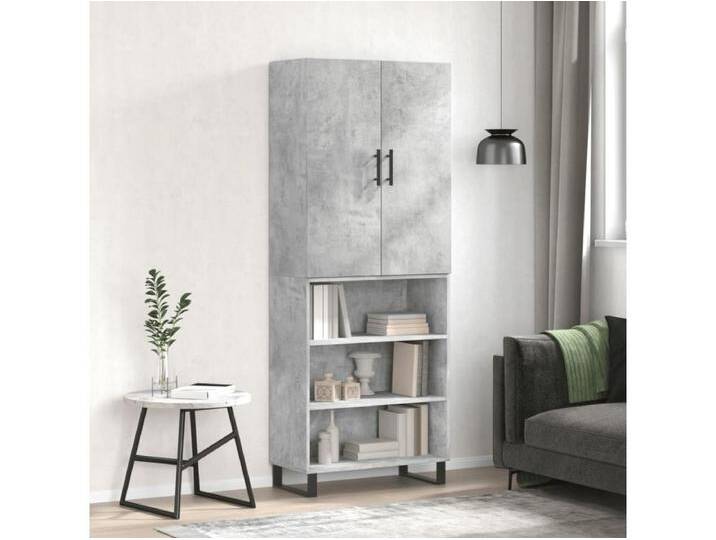 Highboard,Kommode Betongrau 69,5x34x180 cm Holzwerkstoff -gkd533943 Highboard,Kommode Betongrau 69,5x34x180 cm Holzwerkstoff -gkd533943 von Kauf-Unique Marketplace